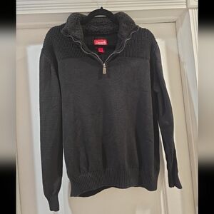 Coleman Black Zip-Up Sweater